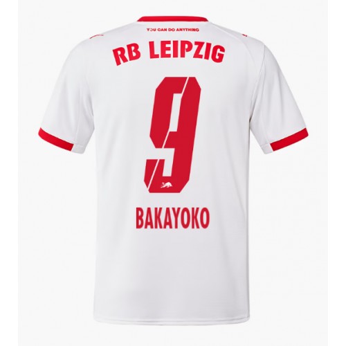Stroje piłkarskie RB Leipzig Johan Bakayoko #9 Koszulka Podstawowej 2025-26 Krótki Rękaw